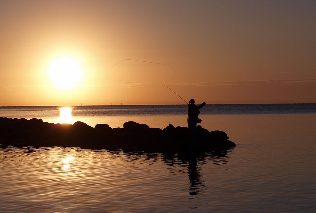 sunrise in Pøt strand DK