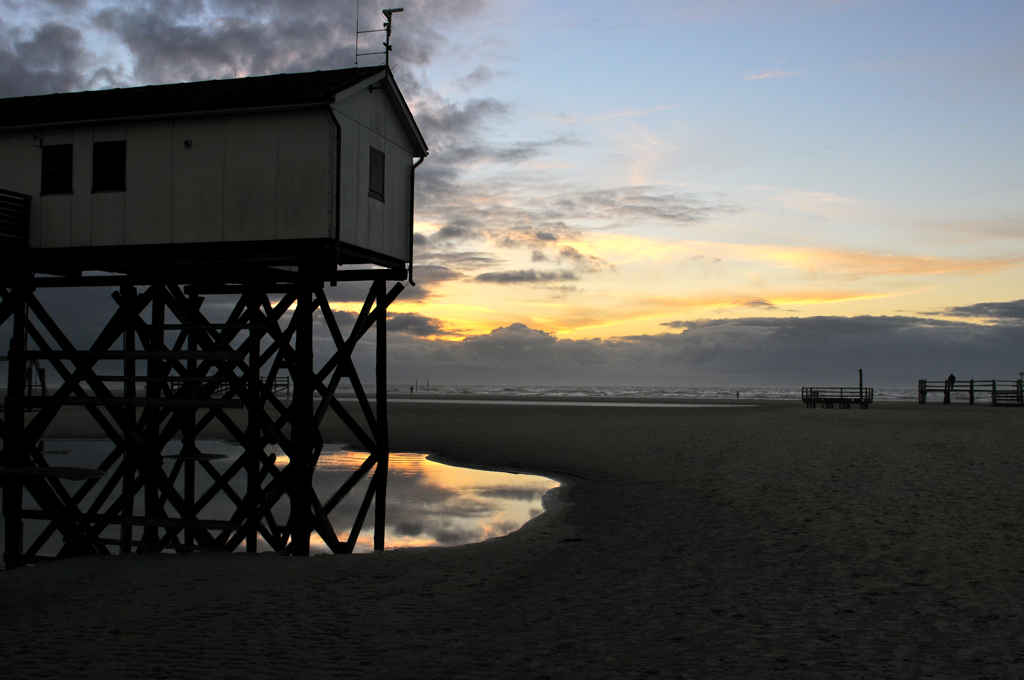 Abendstimmung in St.Peter Ording..