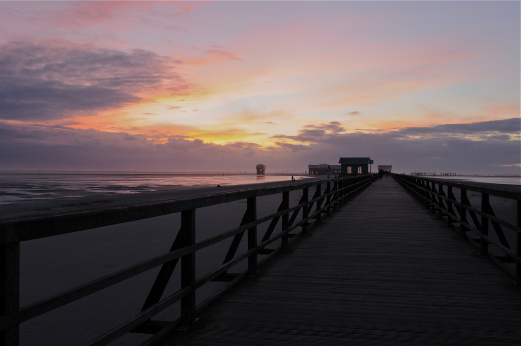 Abendstimmung in St.Peter Ording..
