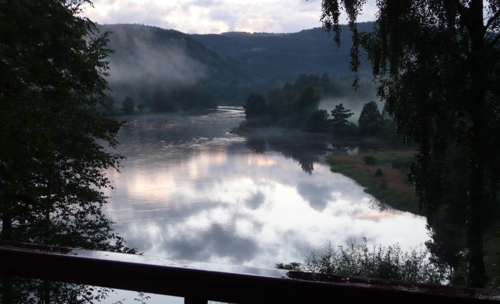 Mandalselva nach Gewitterregen