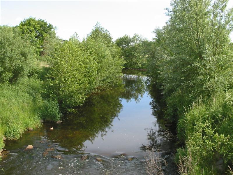 Wehrau vor Einlauf in den NOK