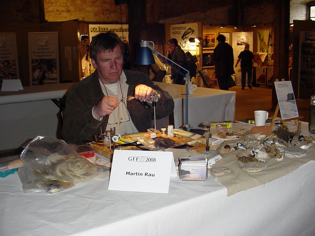 Herr Rau bei der Arbeit .....