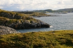Küste von Fjellværøya ,Norwegen